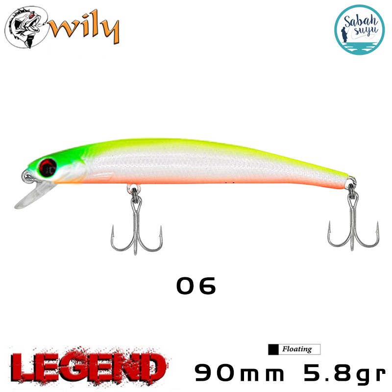 Wily Legend 90F 9cm 5.8gr No:06 Maket Balık