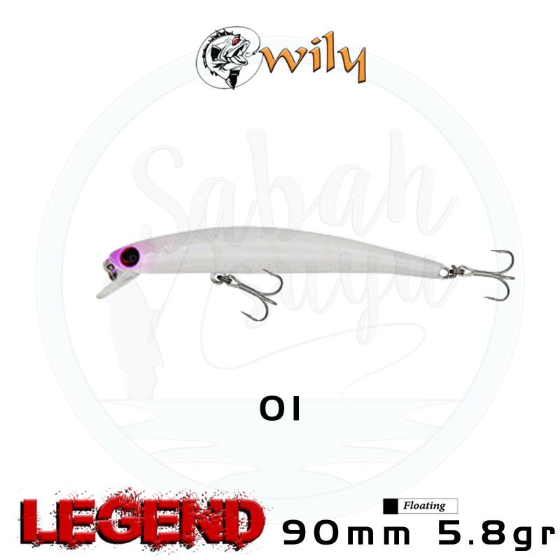 Wily Legend 90F 9cm 5.8gr No:01 Maket Balık