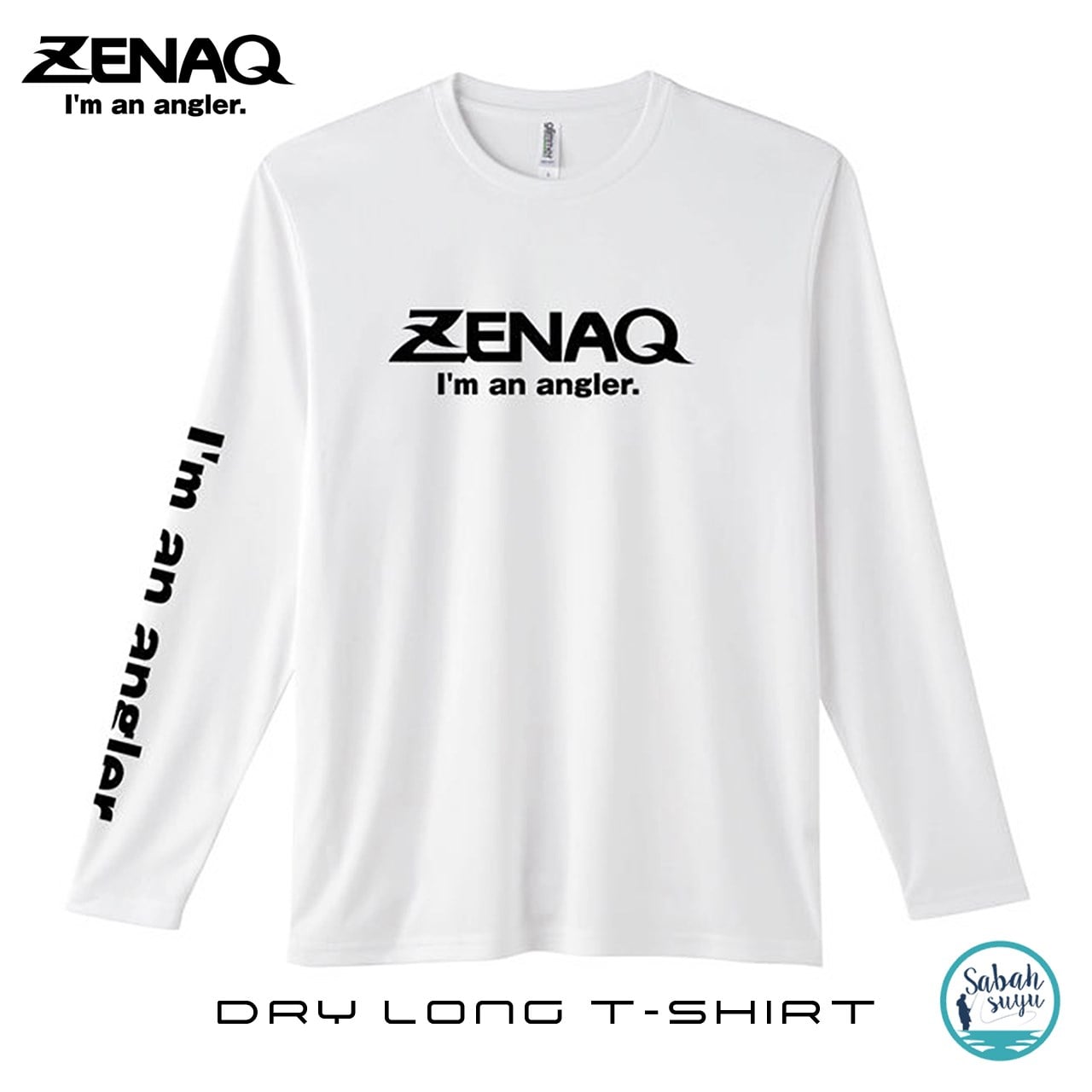 Zenaq Dry Long T-Shirt (Zenaq Logo White / M)