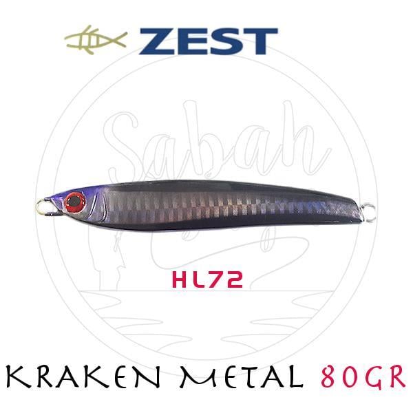 Zest Kraken Metal Jig 80gr HL 72