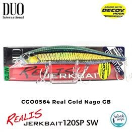 Duo Realis Jerkbait 120SP SW CGO0564 Real Gold Nago GB