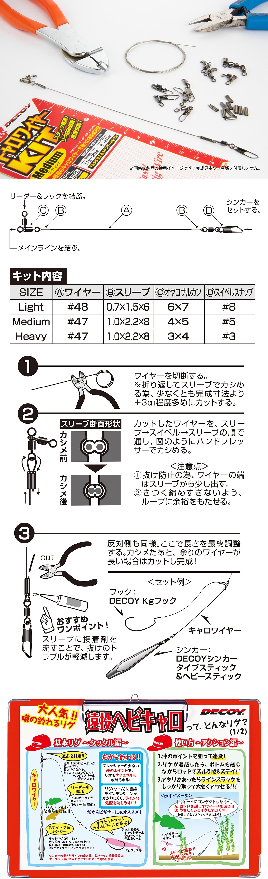 Decoy DIY-1 Carolina Wire Kit