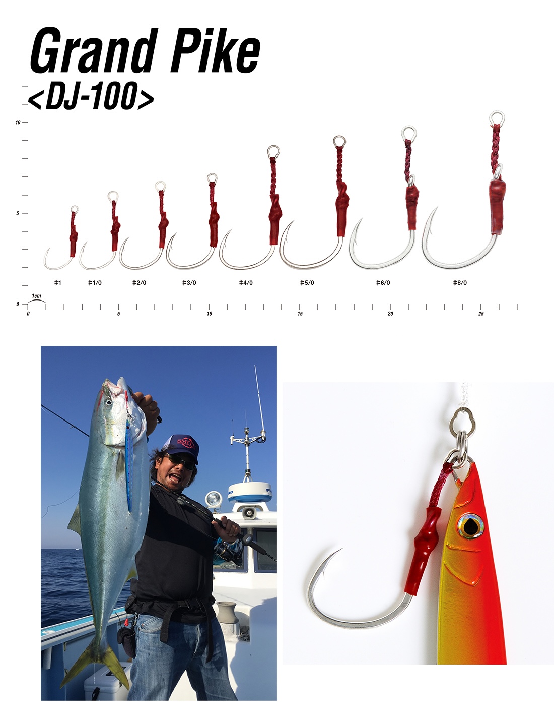 Decoy DJ-100 Grand Pike assist hook tekli jigging iğnesi pike type r güçlü asist iğne