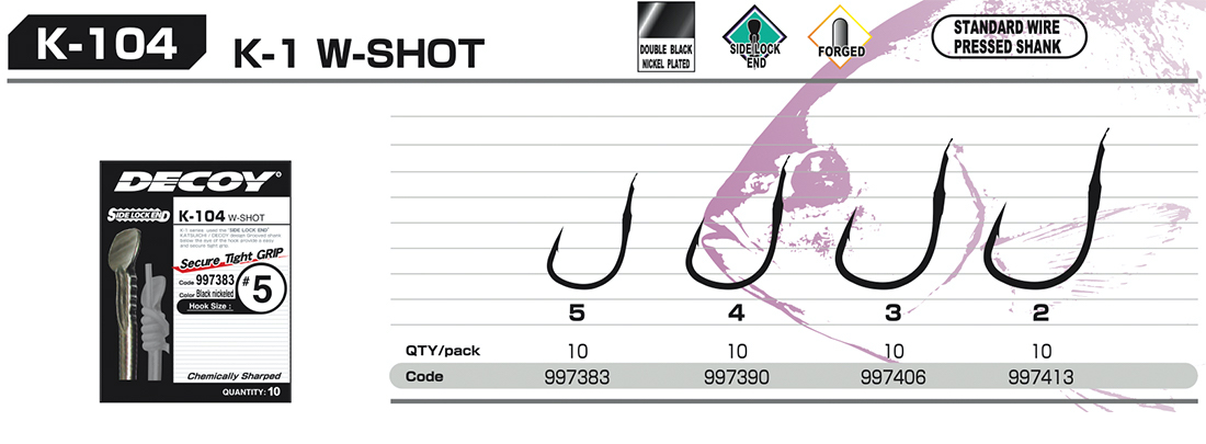 Decoy K-104 W-Shot Olta İğnesi BN #2