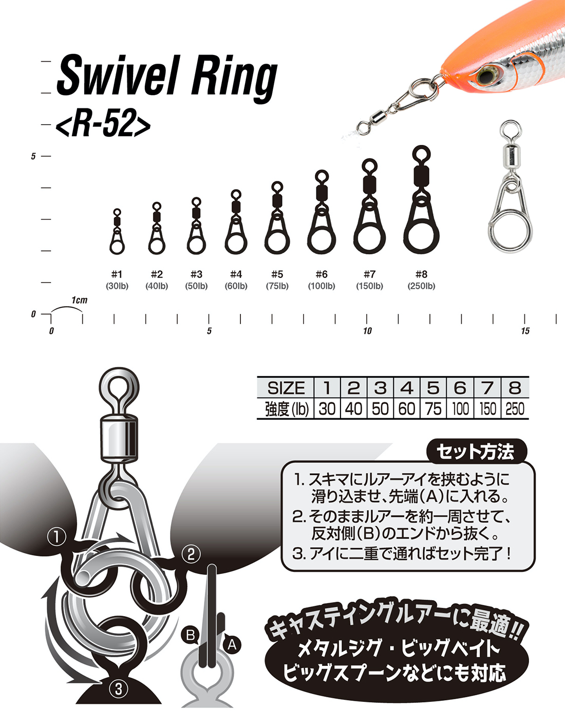 Decoy R-52 Front Swivel Ring Fırdöndülü Klips