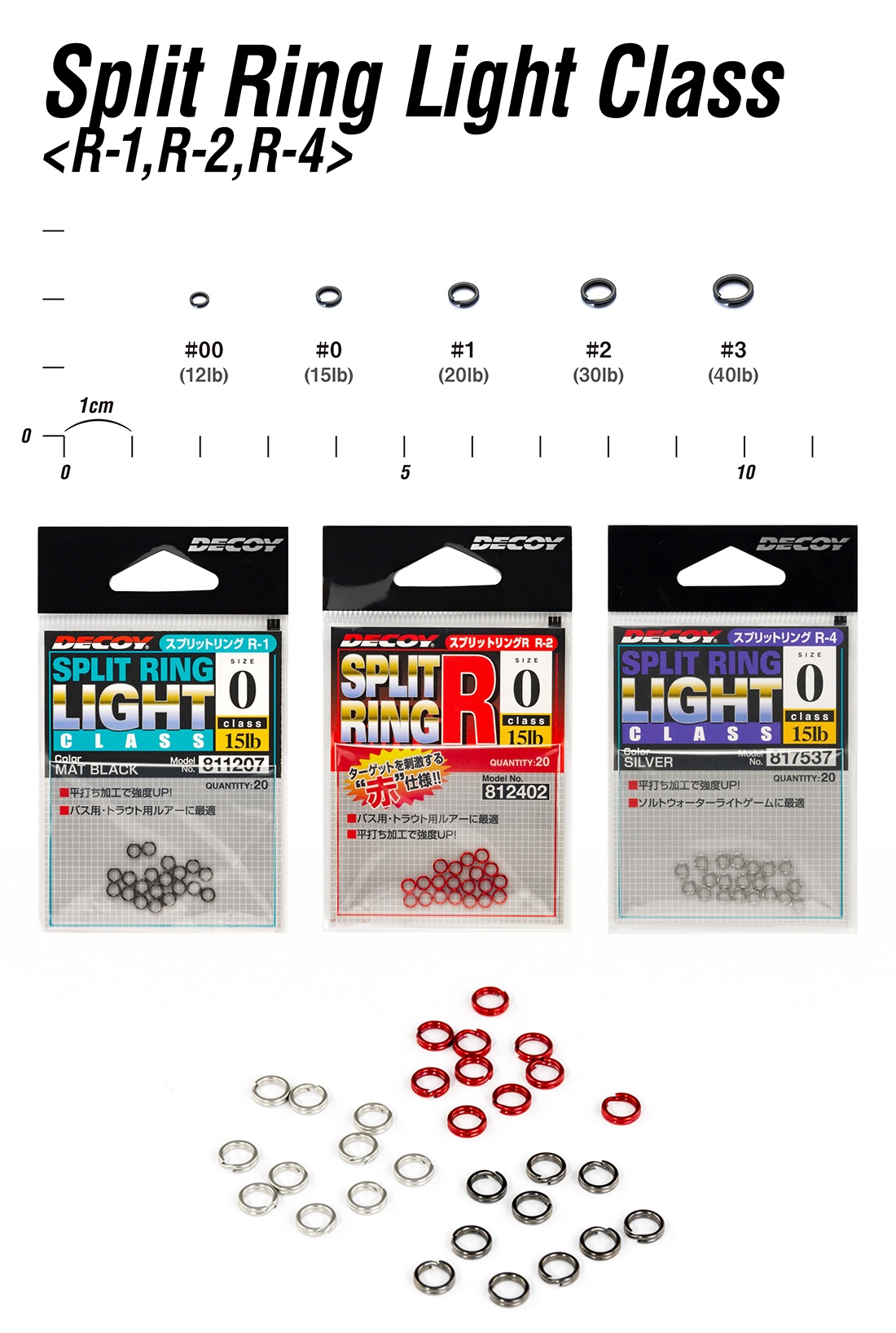 Decoy R-4 Split Ring Light Silver