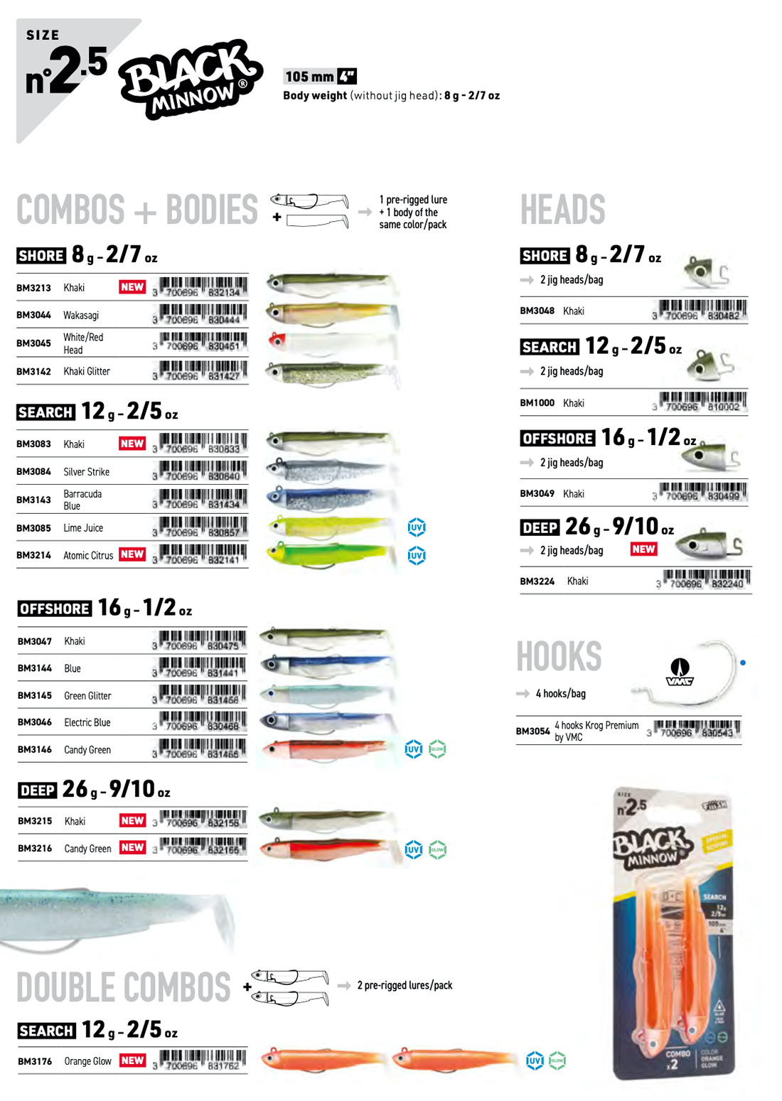 Fiiish Black Minnow BM105/2.5 10.5cm Silikon Balık