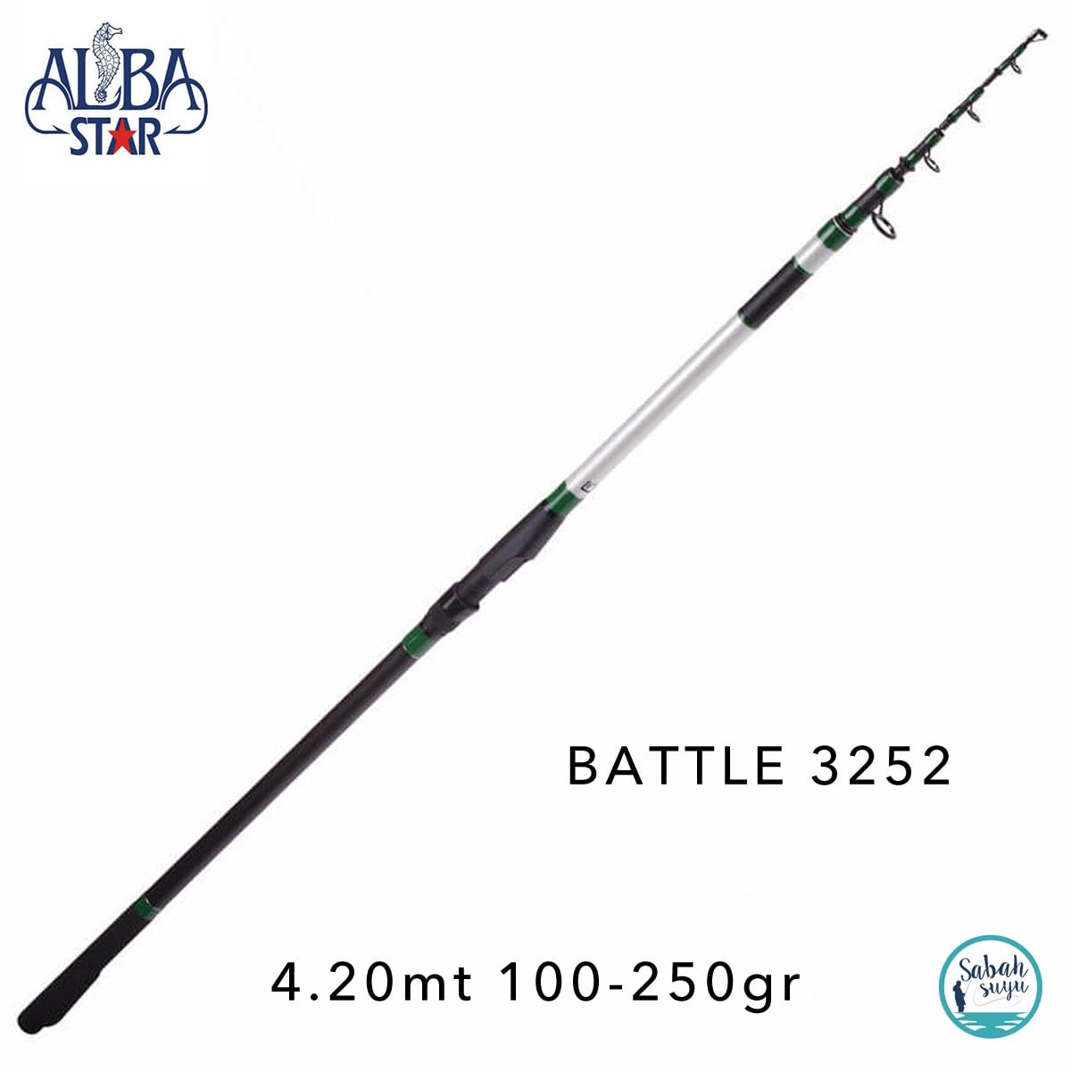 Albastar 3252 Battle 4.20mt 100-250gr Teleskopik Surf Kamış