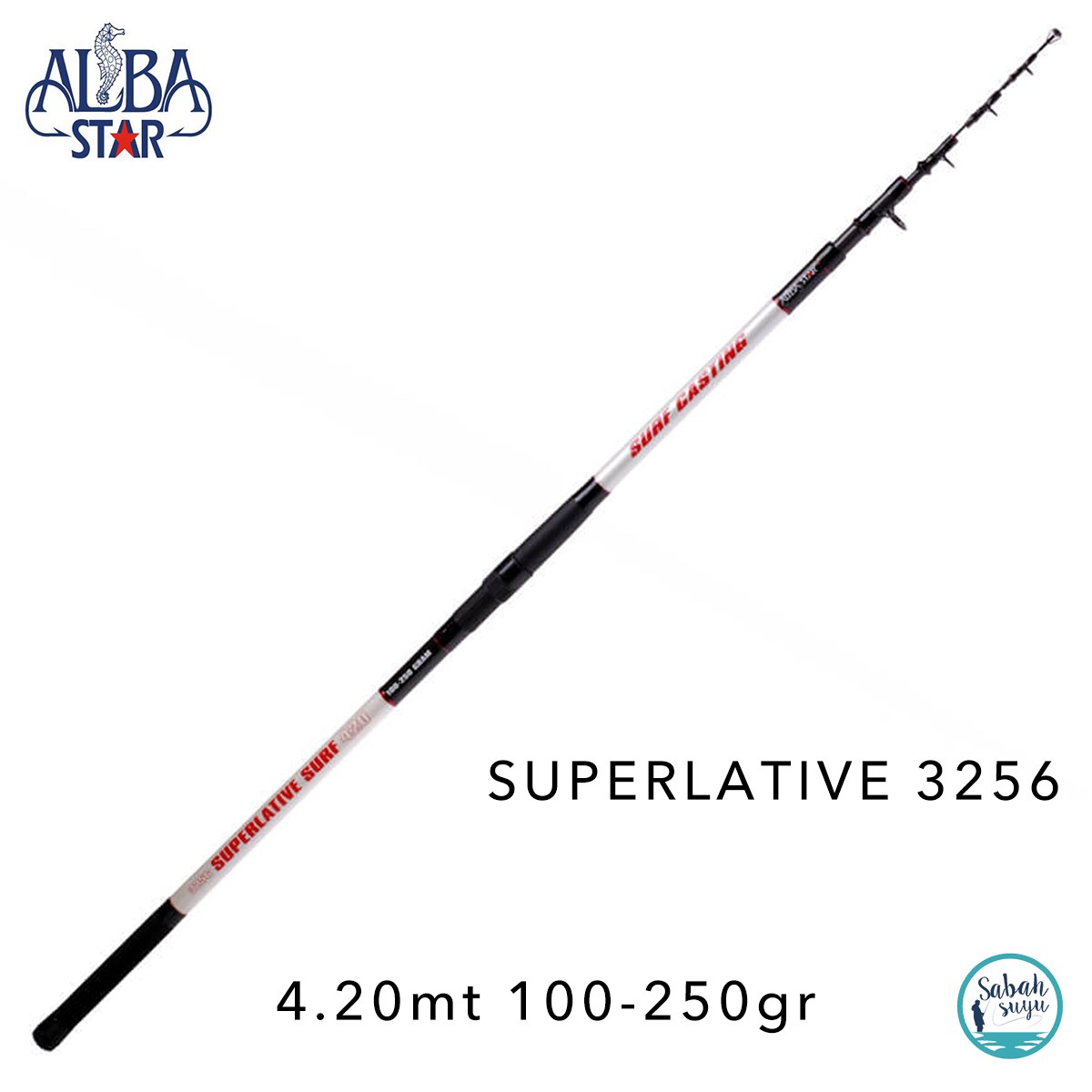 Albastar 3256 Superlative 4.20mt 100-250gr Teleskopik Surf Kamış