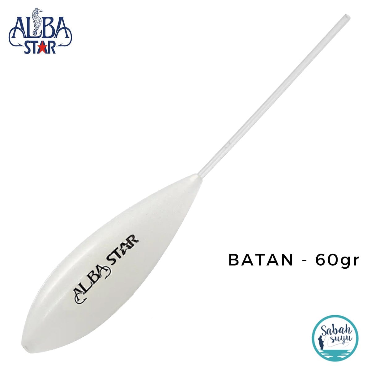 Albastar Bombardo Şamandra 60gr Beyaz