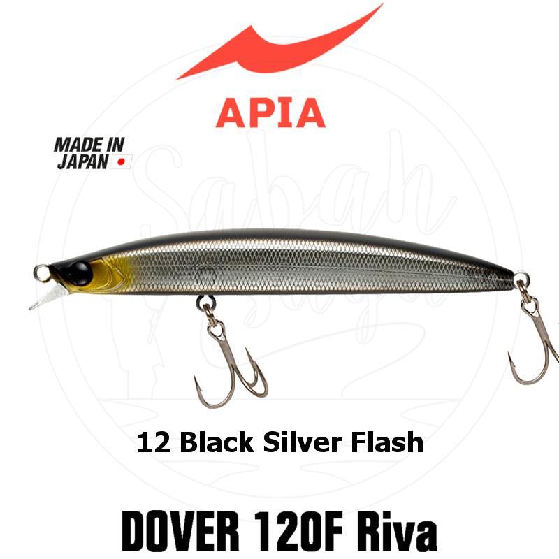 Apia Dover 120F Riva 19gr Sahte Balık #12 Black Silver Flash