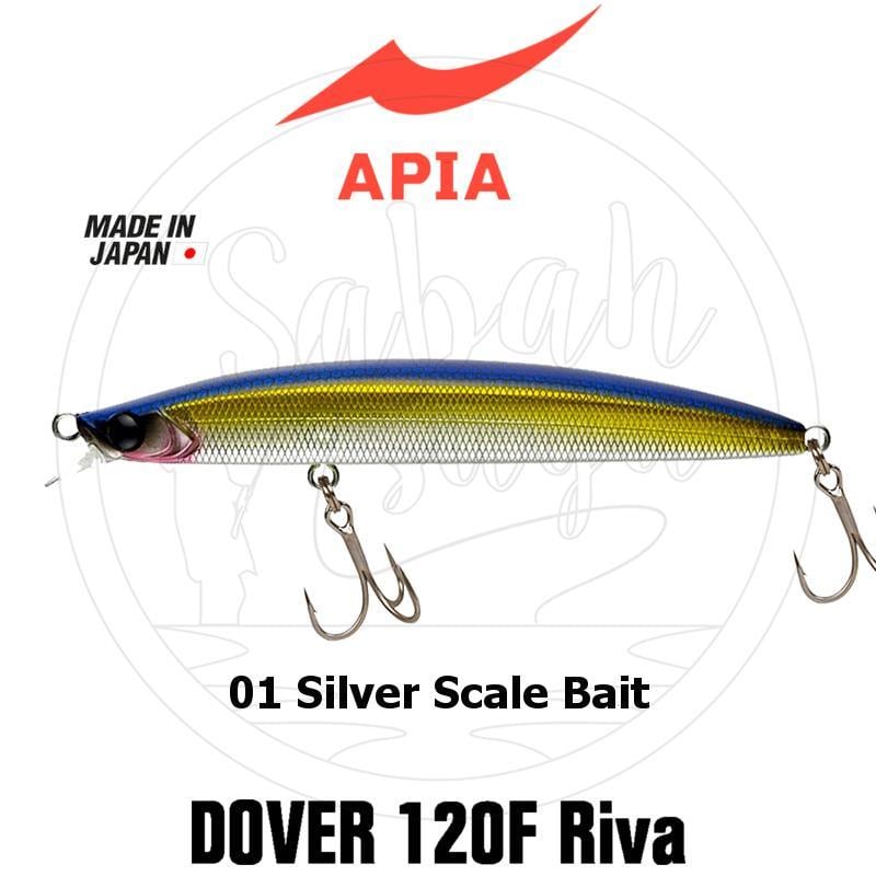 Apia Dover 120F Riva 19gr Sahte Balık #01 Silver Scale Bait