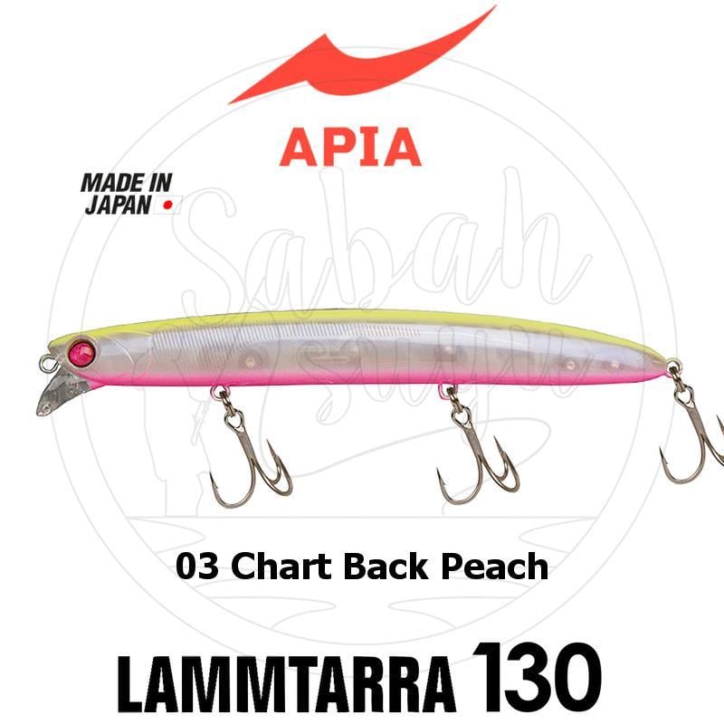 Apia Lammtarra 130 18gr Sahte Balık #03 Chart Back Peach