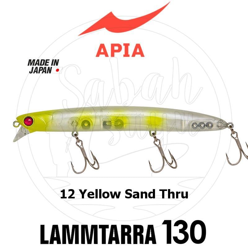 Apia Lammtarra 130 18gr Sahte Balık #12 Yellow Sand Thru