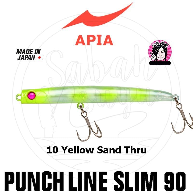 Apia Punchline Slim 90 12gr Sahte Balık #10 Yellow Sand Thru