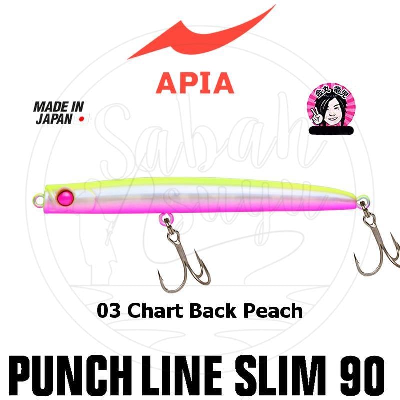 Apia Punchline Slim 90 12gr Sahte Balık #03 Chart Back Peach