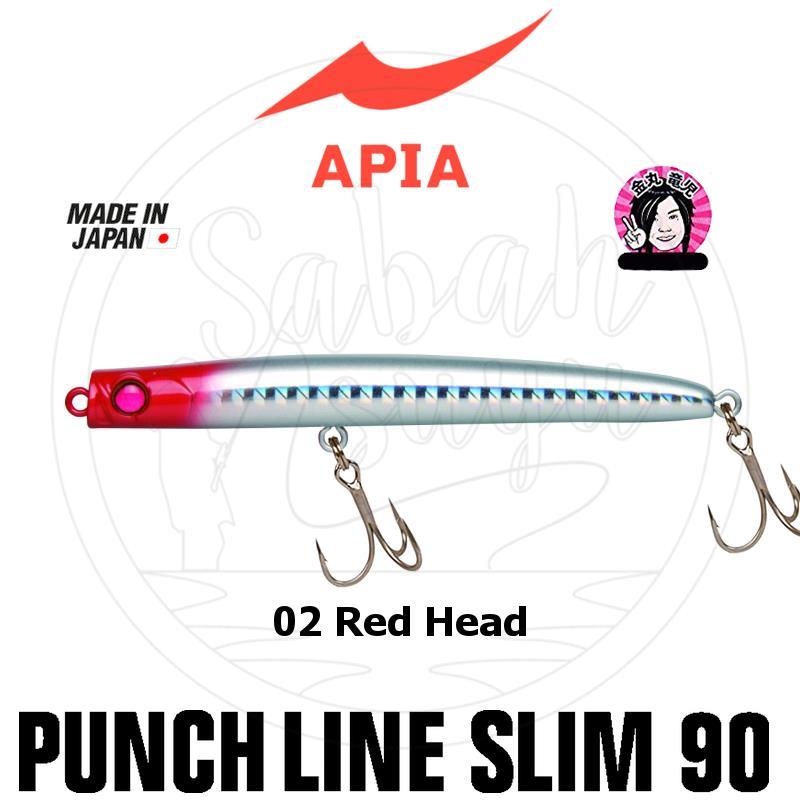 Apia Punchline Slim 90 12gr Sahte Balık #02 Red Head