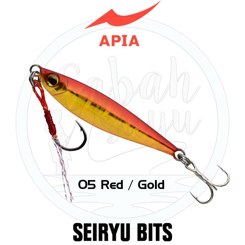 Apia Seiryu Bits Baby Jig 3gr #05 Red / Gold