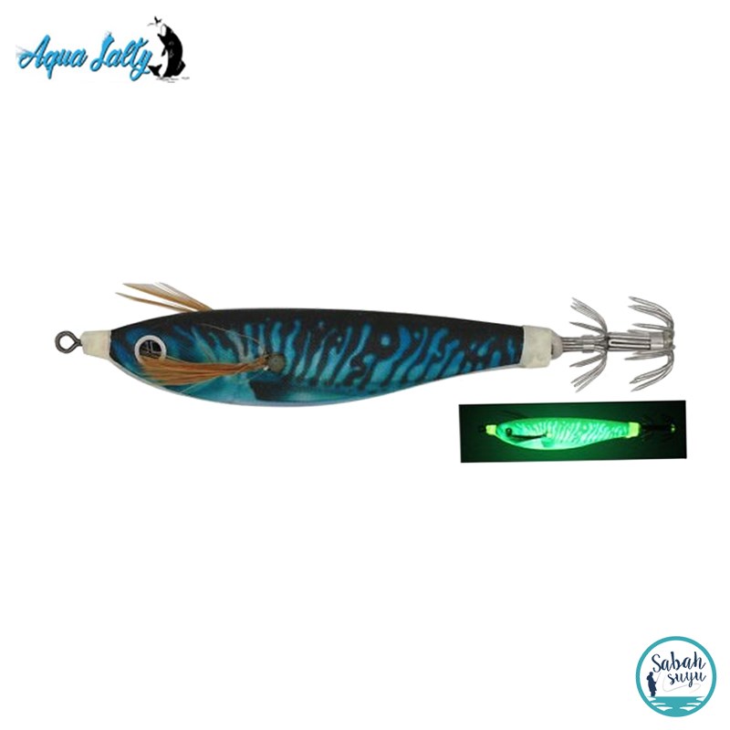 Aqua Salty Jager Squid Jig 90mm 13gr # 3