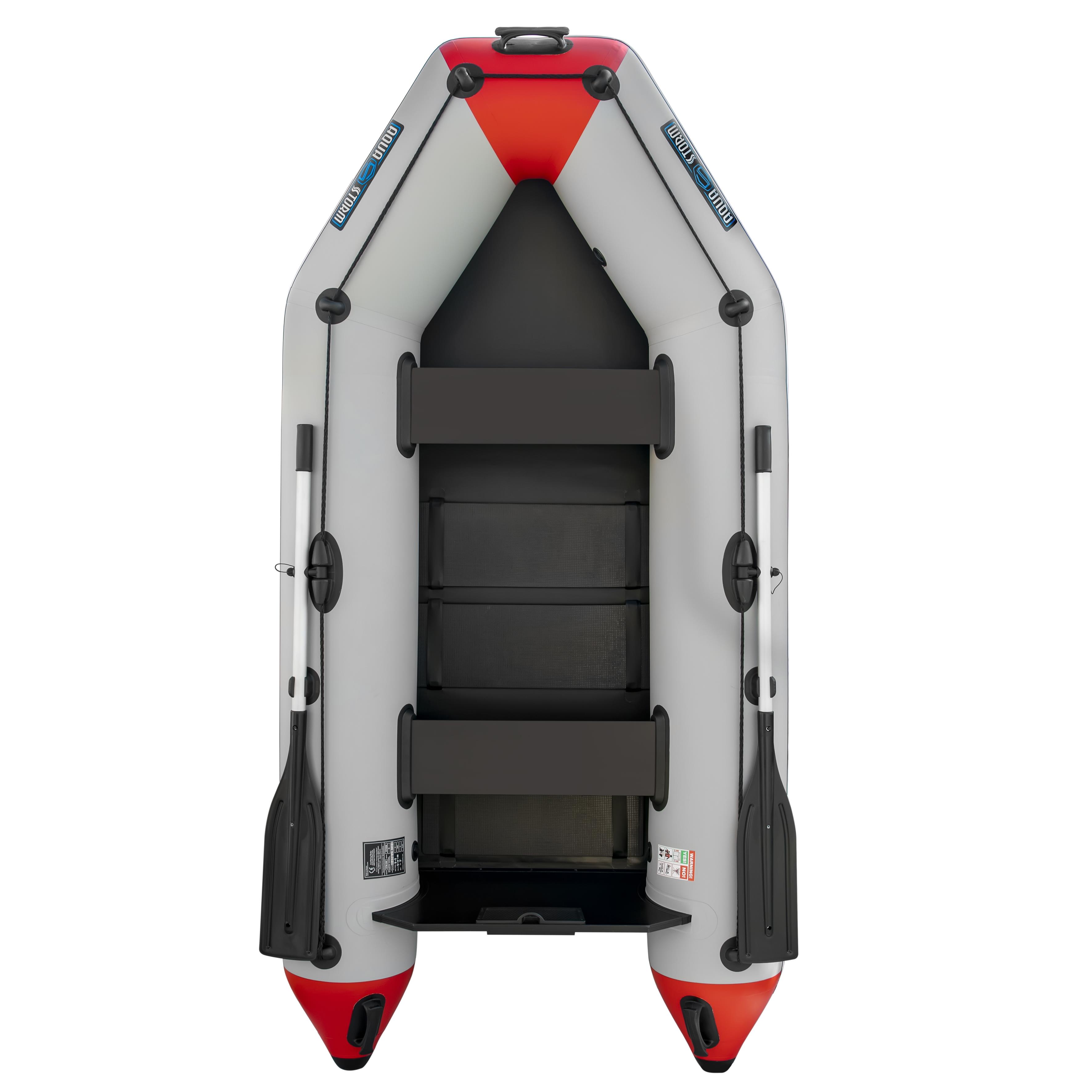 Aqua Storm Motor Takılan Şişme Bot 2.80mt IT STM280 Gri-Kırmızı