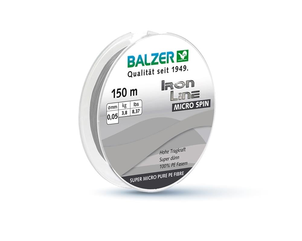 Balzer PE 3X İp Misina 0.05mm 3.8kg 150mt Gri