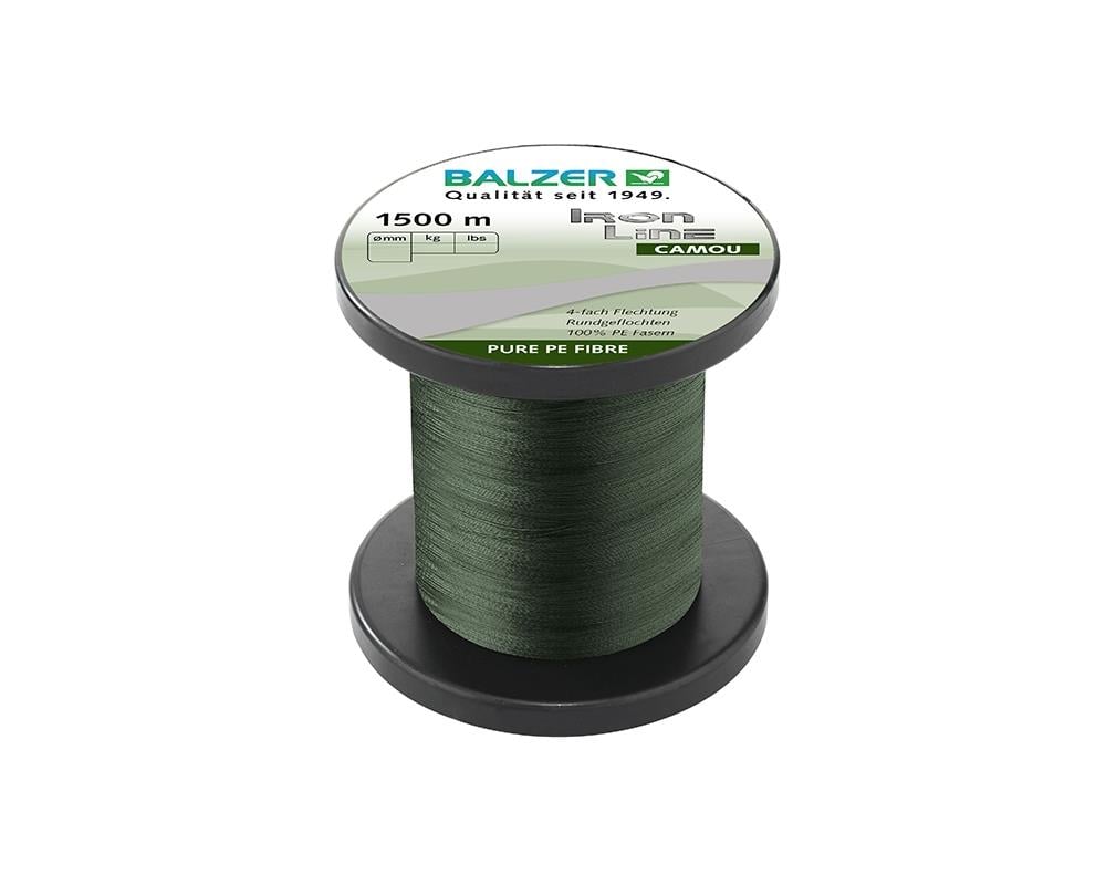 Balzer PE 4X İp Misina 0.19mm 13kg 1500mt Camo. Yeşil