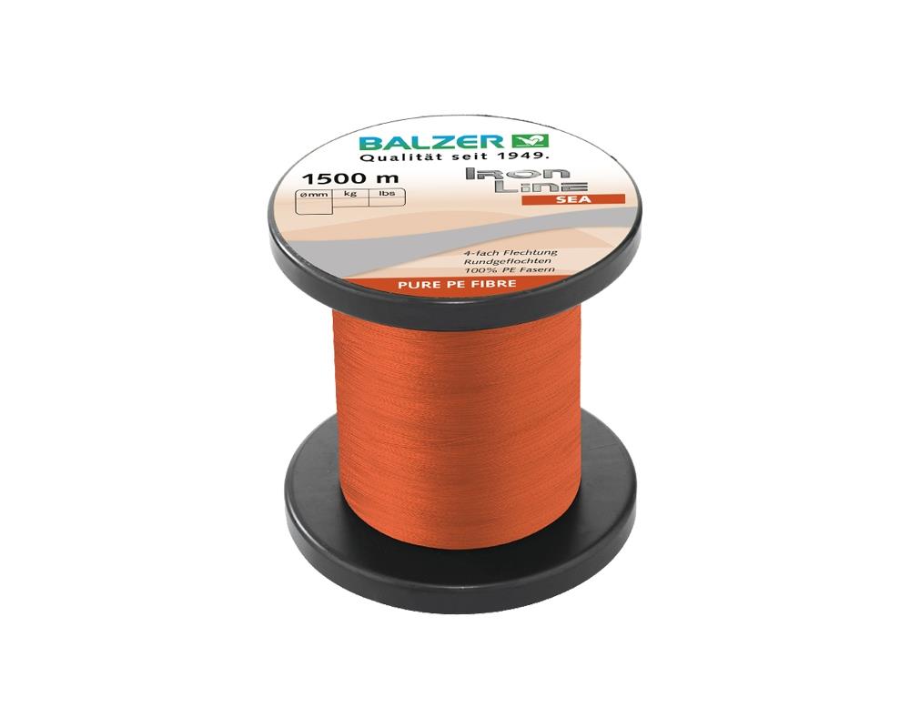 Balzer PE 8X İp Misina 0.18mm 12.7kg 1500mt Turuncu