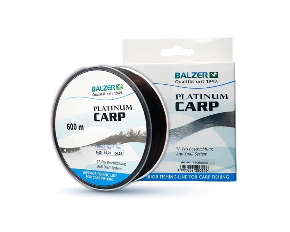 Balzer Platinum Carp 0.35mm 9.7kg 600mt Sazan Misinası Kahverengi