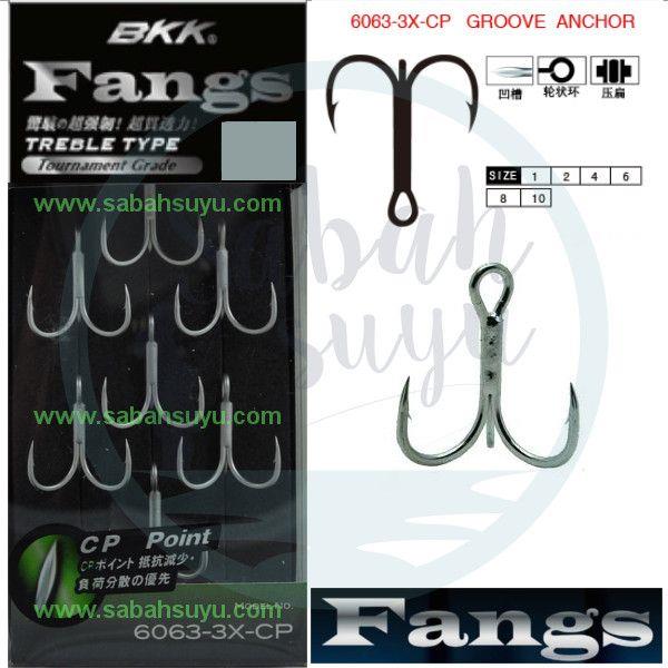 BKK Fangs 6063 3X CP Üçlü İğne #6