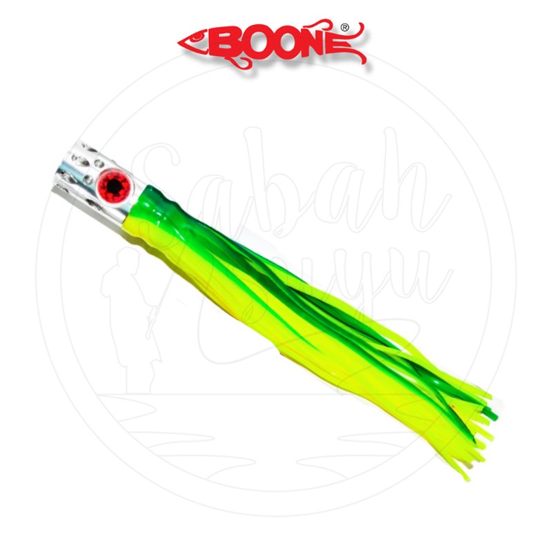 Boone Gatlin Jet Püskül Sırtı Sahtesi 28cm Yeşil/Sarı