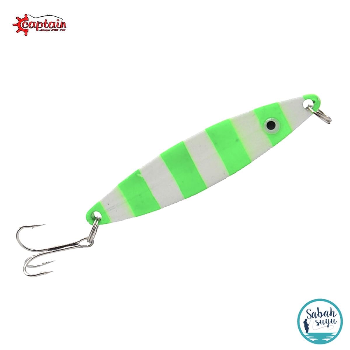 Captain 6145 Kaşık Zebra Glow 8cm 18gr Renk:05