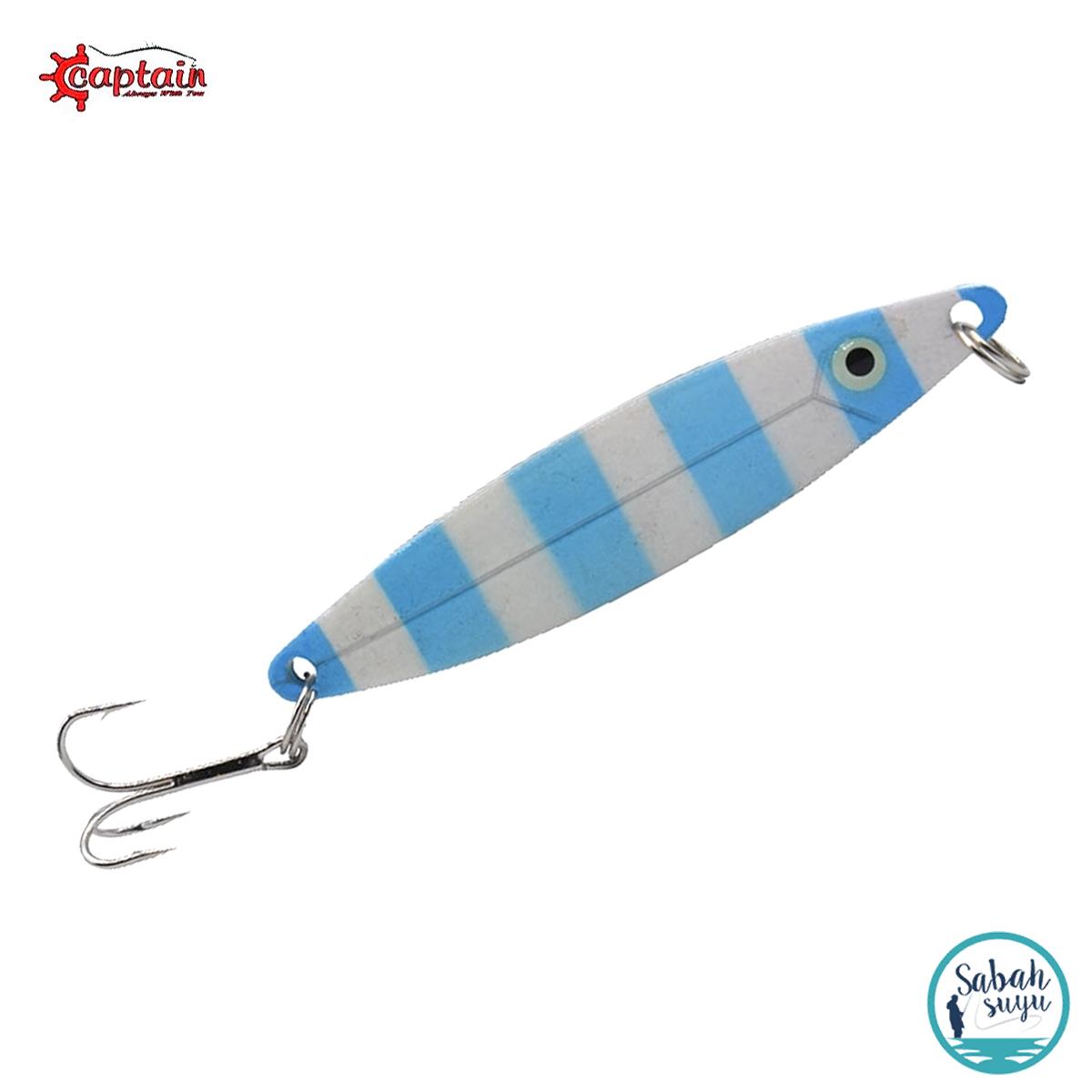 Captain 6145 Kaşık Zebra Glow 8cm 18gr Renk:02
