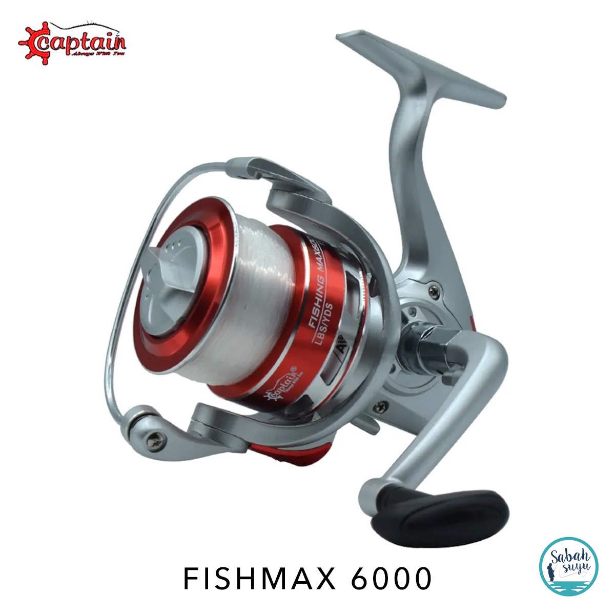 Captain Fishmax 6000 3+1 BB Olta Makinesi Kırmızı