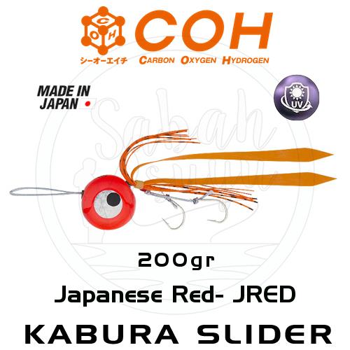 COH Kabura Slider Tai Rubber Jig Suni Yem 200gr. JRED