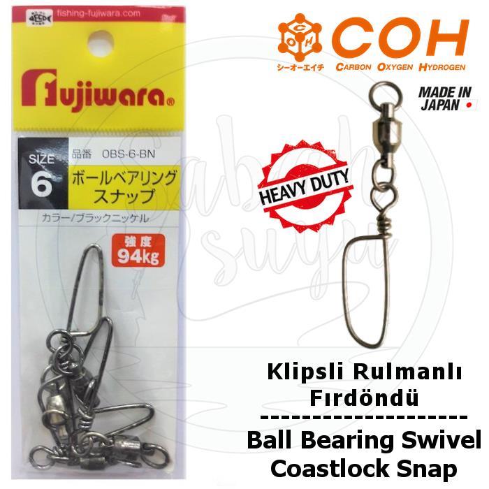 COH Klipsli Rulmanlı Fırdöndü EX #6 94kg (Heavy Duty / Coastlock Snap)