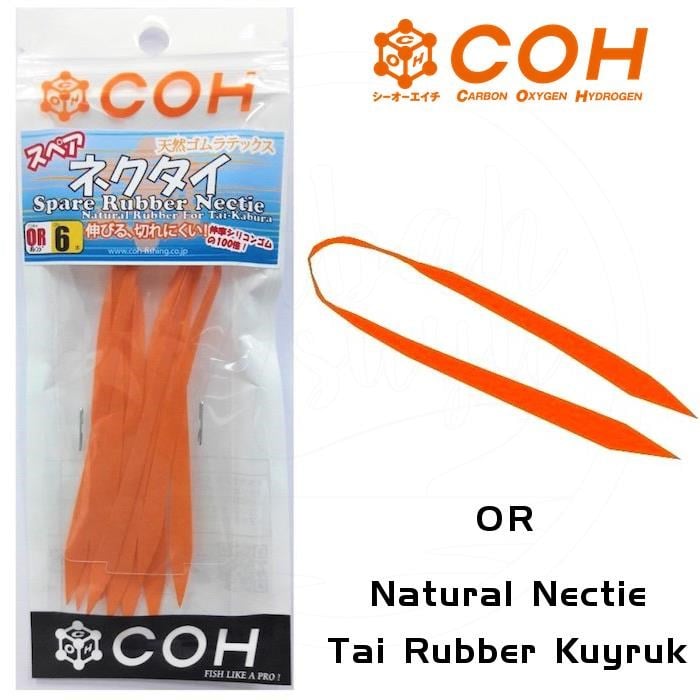 COH Natural Nectie Tai Rubber Kuyruk - OR