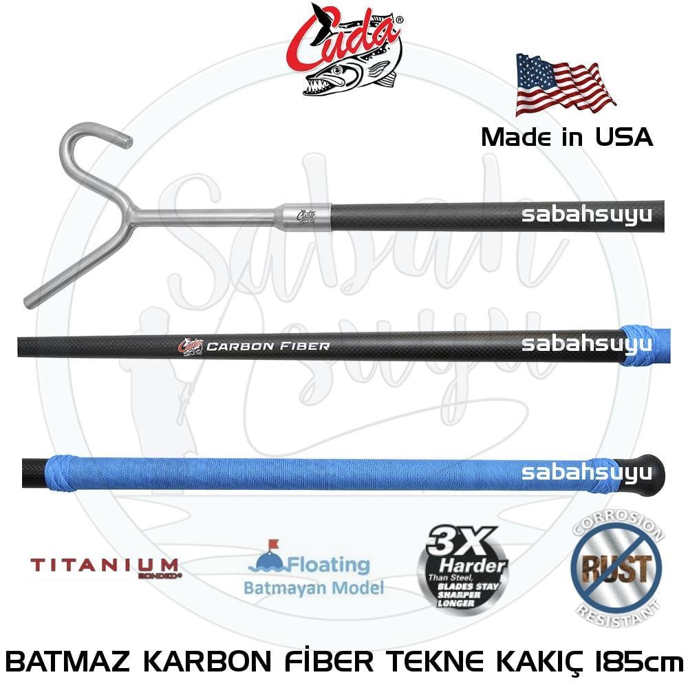Cuda Batmayan Karbon Fiber Tekne Kakıç 185cm
