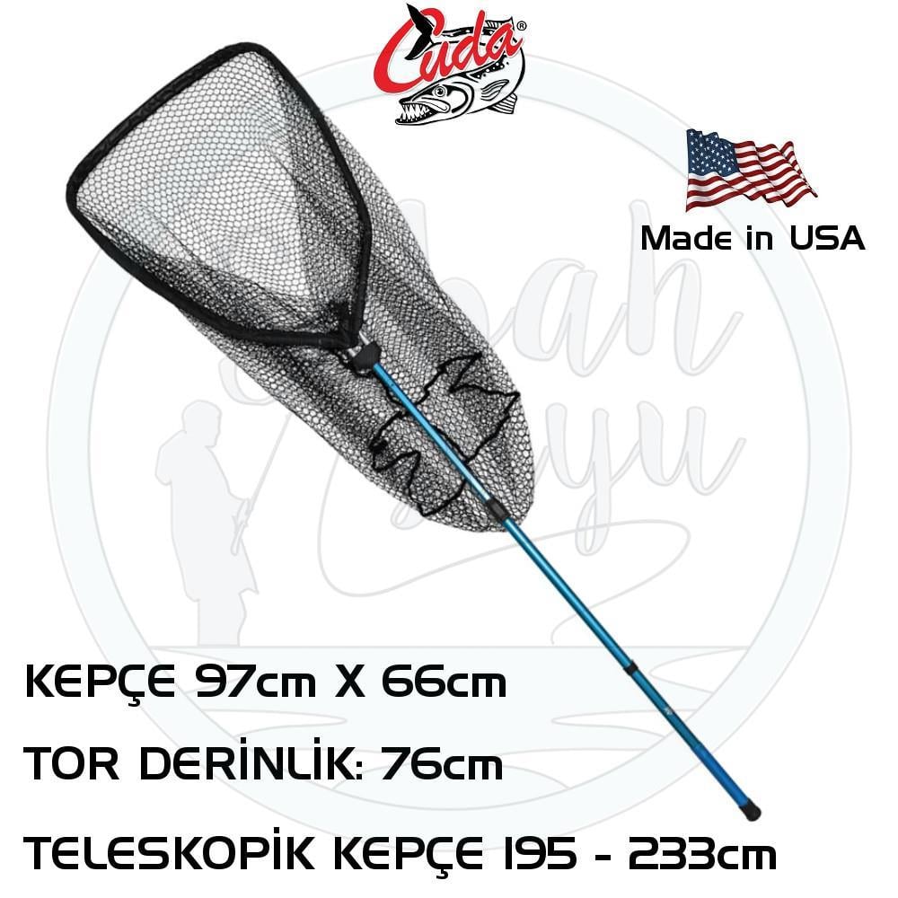 Cuda Geniş Teleskopik Kepçe 195-233cm Tor 76cm