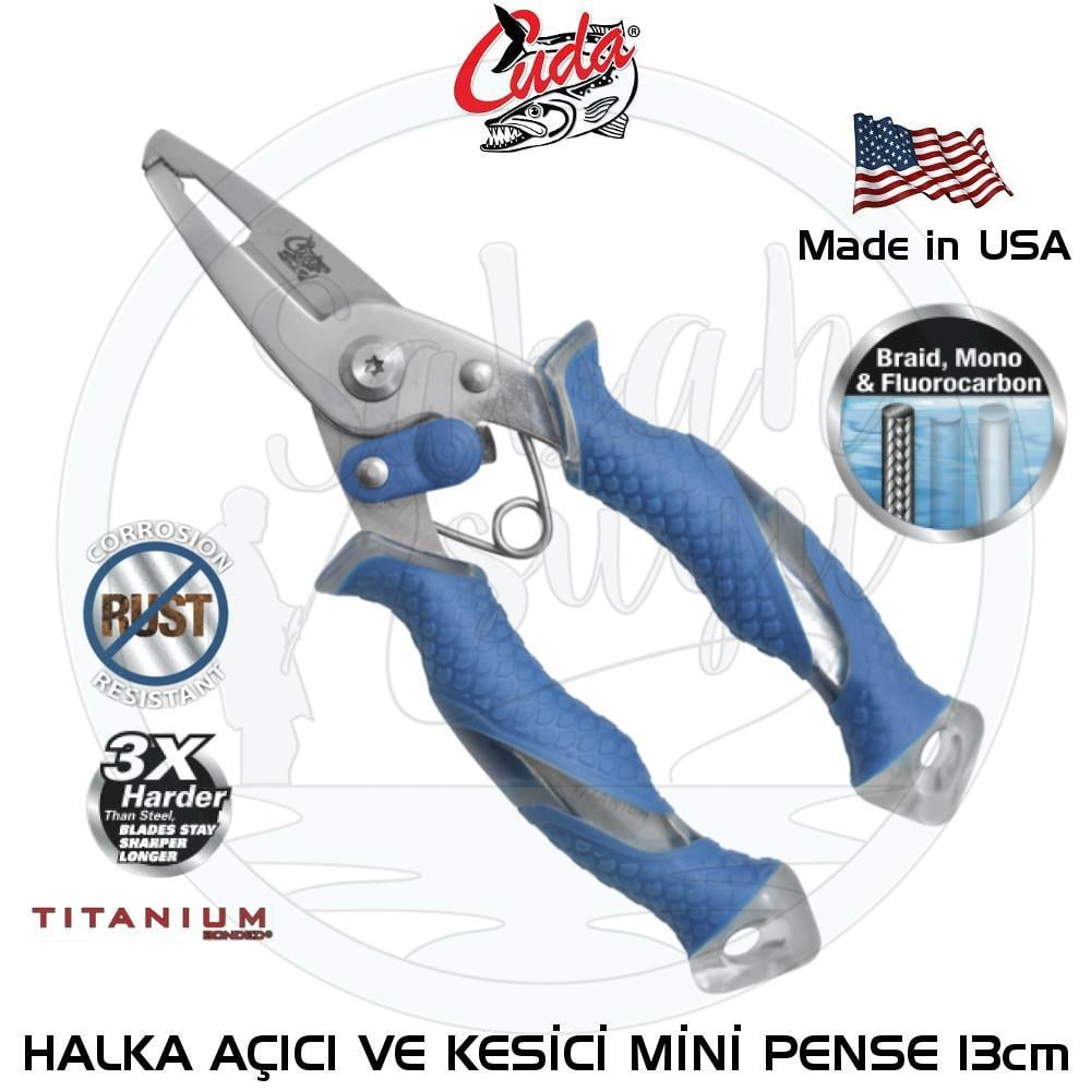 Cuda Paslanmaz Çelik Halka Açıcı - Kesici Mini Pense 13cm
