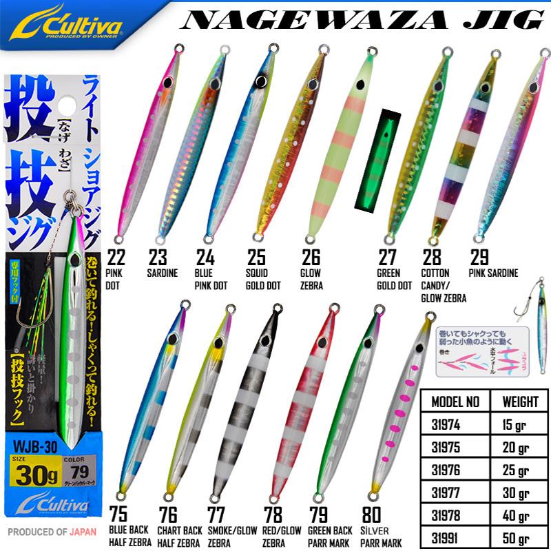 Cultiva 31975 Nagewaza Jig 20gr 8.5cm 22