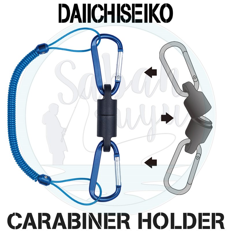 Daiichiseiko Carabiner Holder MG5000 Mıkantıslı Askı Mavi