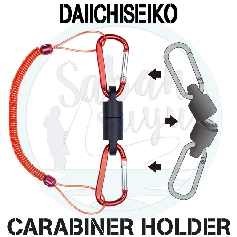 Daiichiseiko Carabiner Holder MG5000 Mıkantıslı Askı Kırmızı