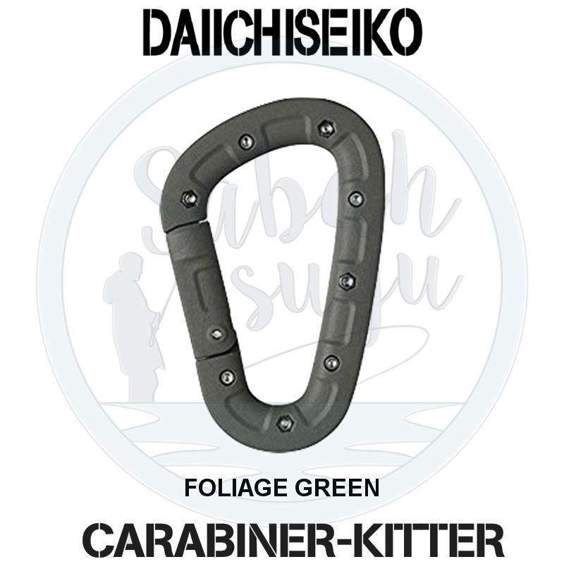 Daiichiseiko Carabiner Kitter Düğüm Sıkma - Misina Koparma Aparatı Foliage Green