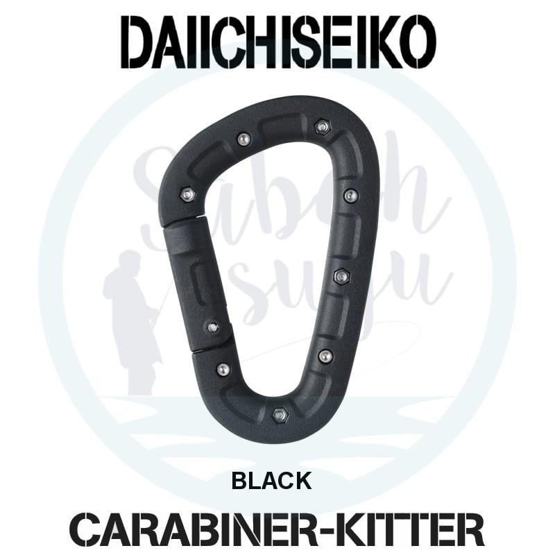 Daiichiseiko Carabiner Kitter Düğüm Sıkma - Misina Koparma Aparatı Black