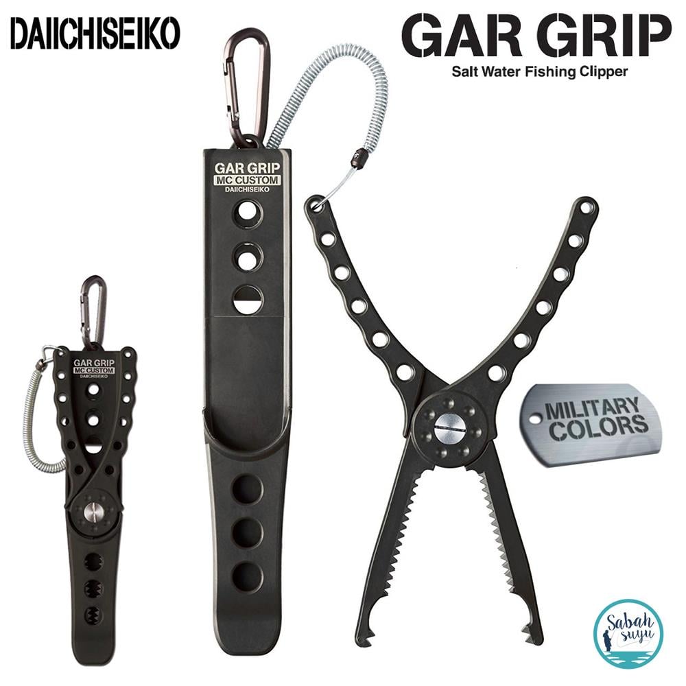 Daiichiseiko Gar Grip MC Balık Maşası 23 cm + Taşıma Kılıfı Black