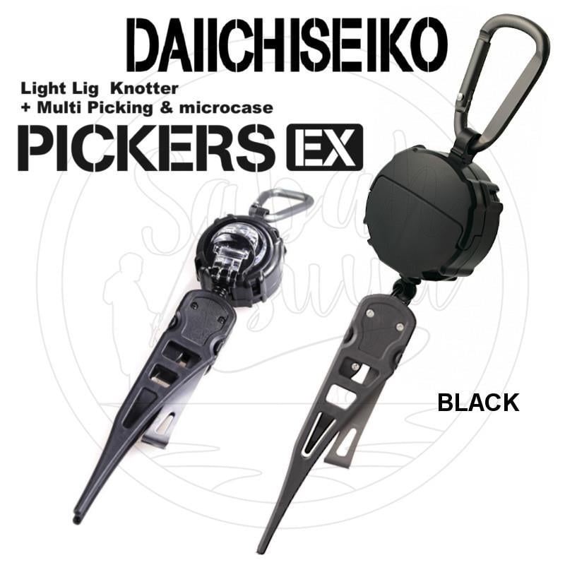 Daiichiseiko Pickers EX Çok Fonksiyonlu Düğüm Aparatı ve Micro Case Black