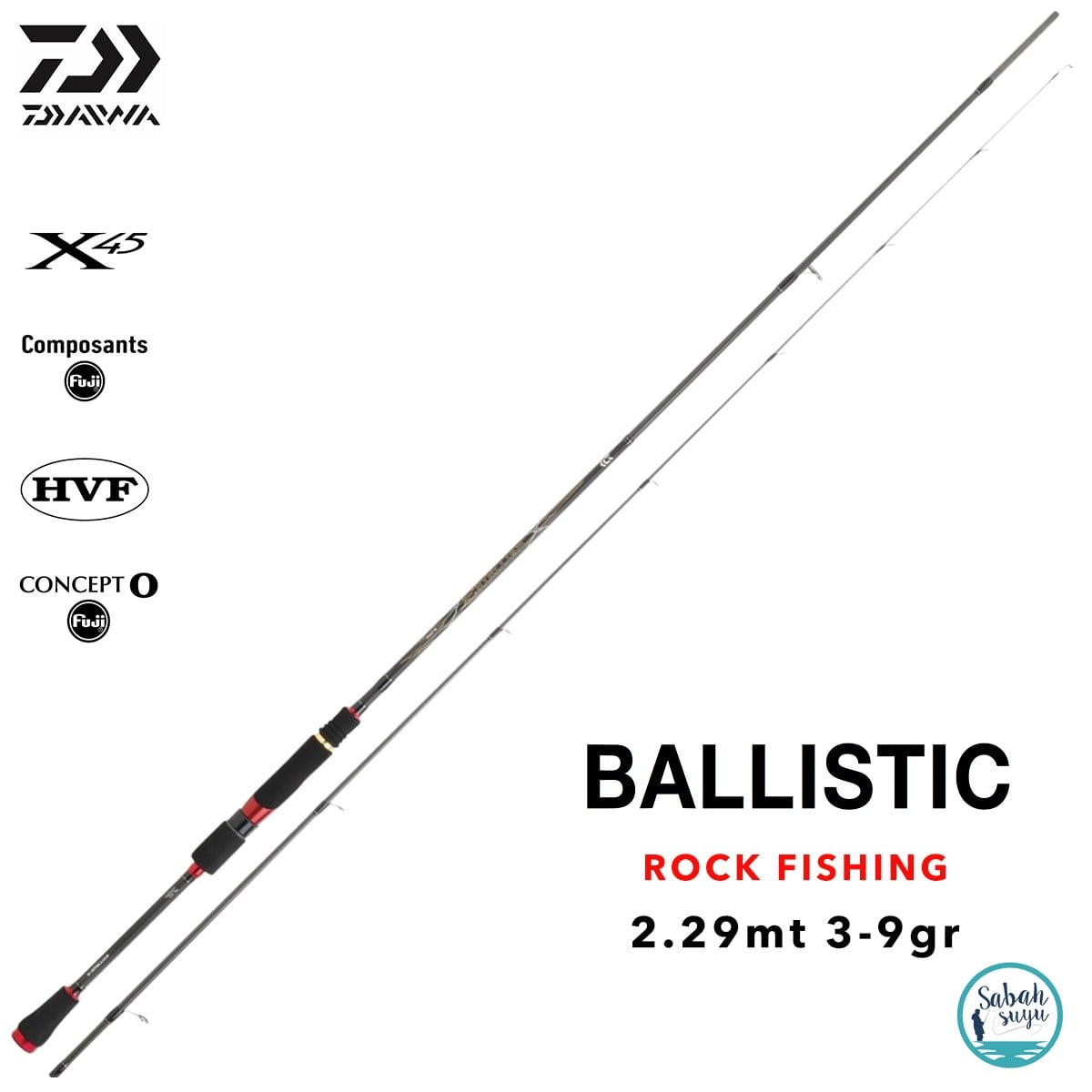 Daiwa Ballistic X RF-AF 2.29mt 3-9gr (2P) LRF Kamış