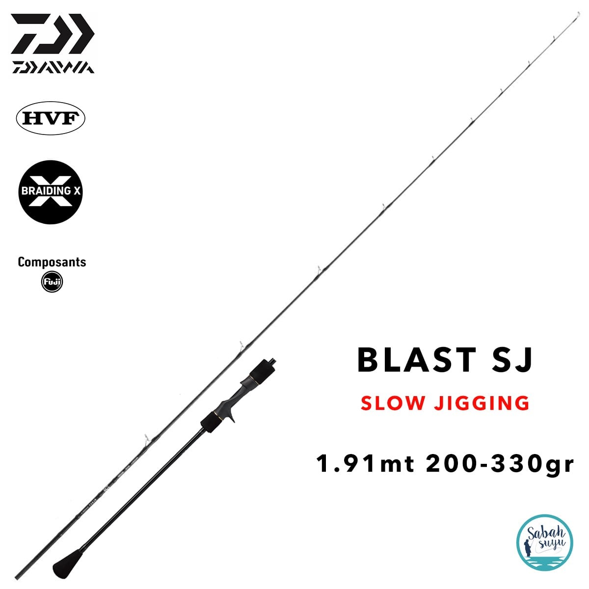 Daiwa Blast SJ 1.91mt 200-330gr (S2P) Tetikli Slow Jigging Kamış