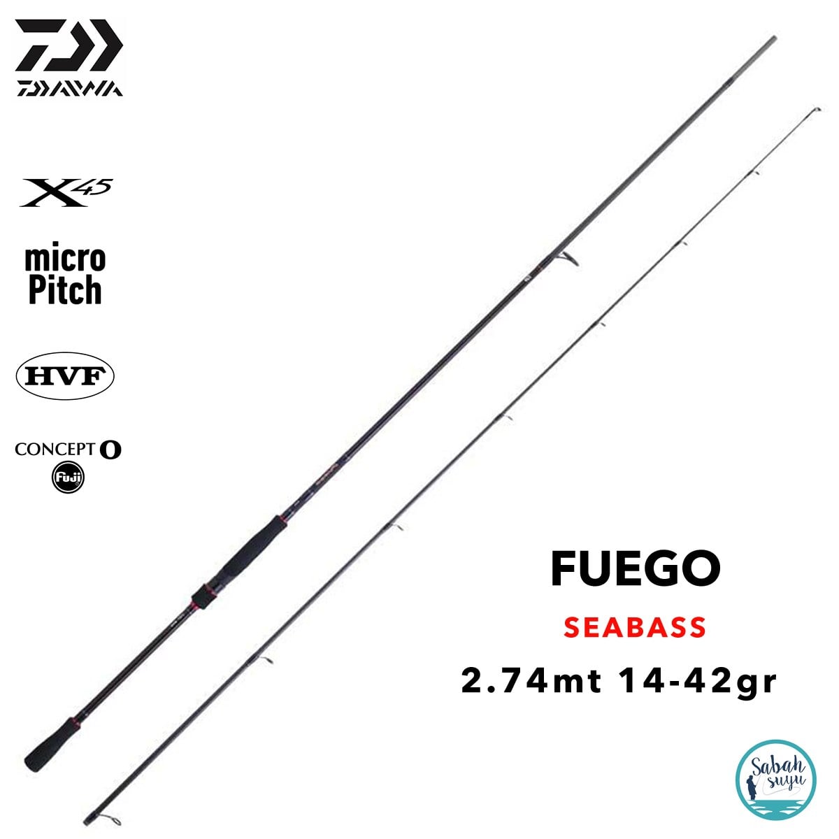 Daiwa Fuego AF 2.74mt 14-42gr (2P) Spin Olta Kamışı
