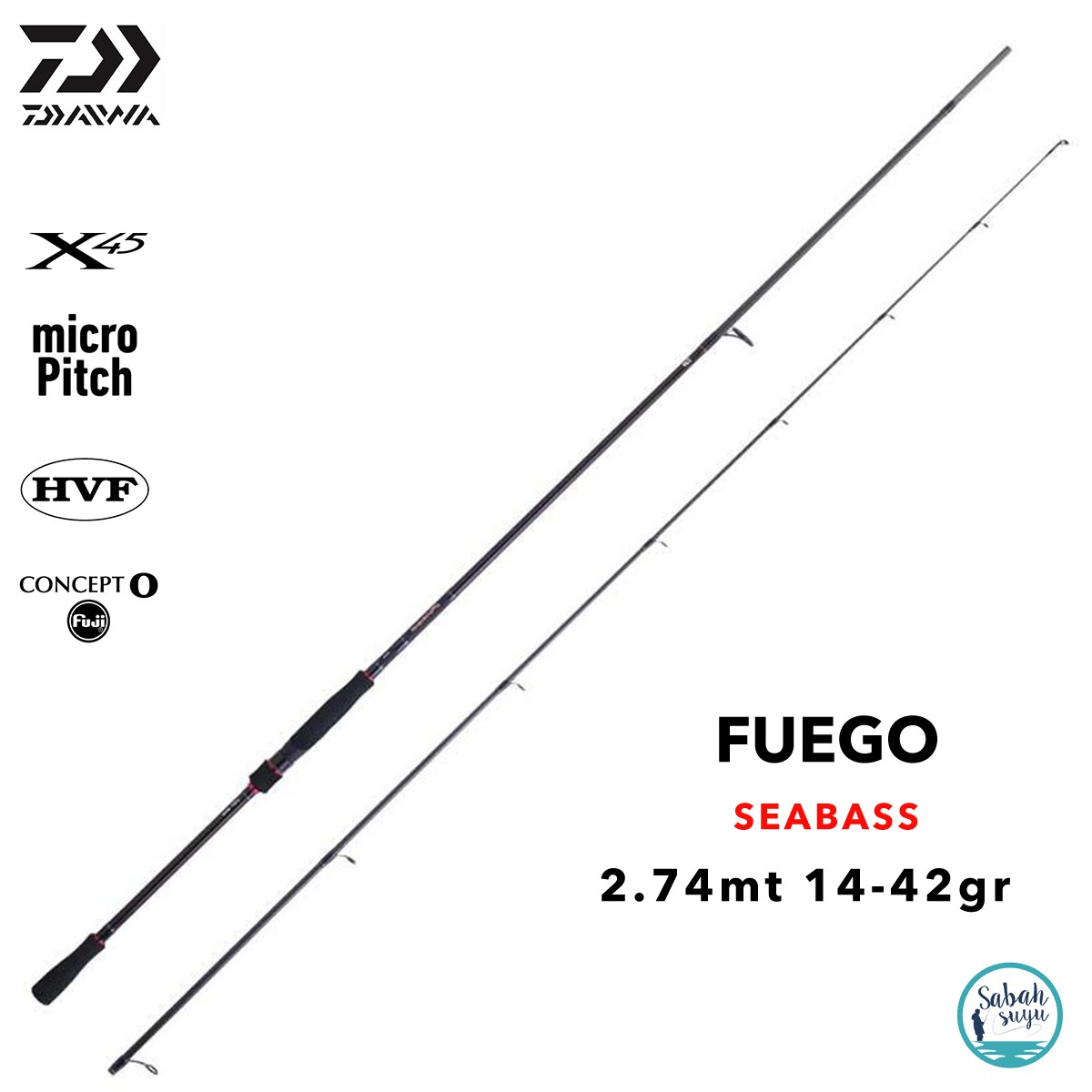 Daiwa Fuego AF 2.74mt 14-42gr (2P) Spin Olta Kamışı
